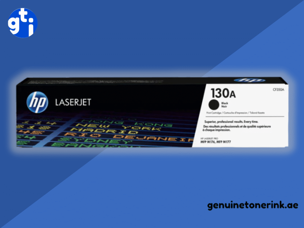 HP 130A Black Toner Cartridge CF350A original for LaserJet printers