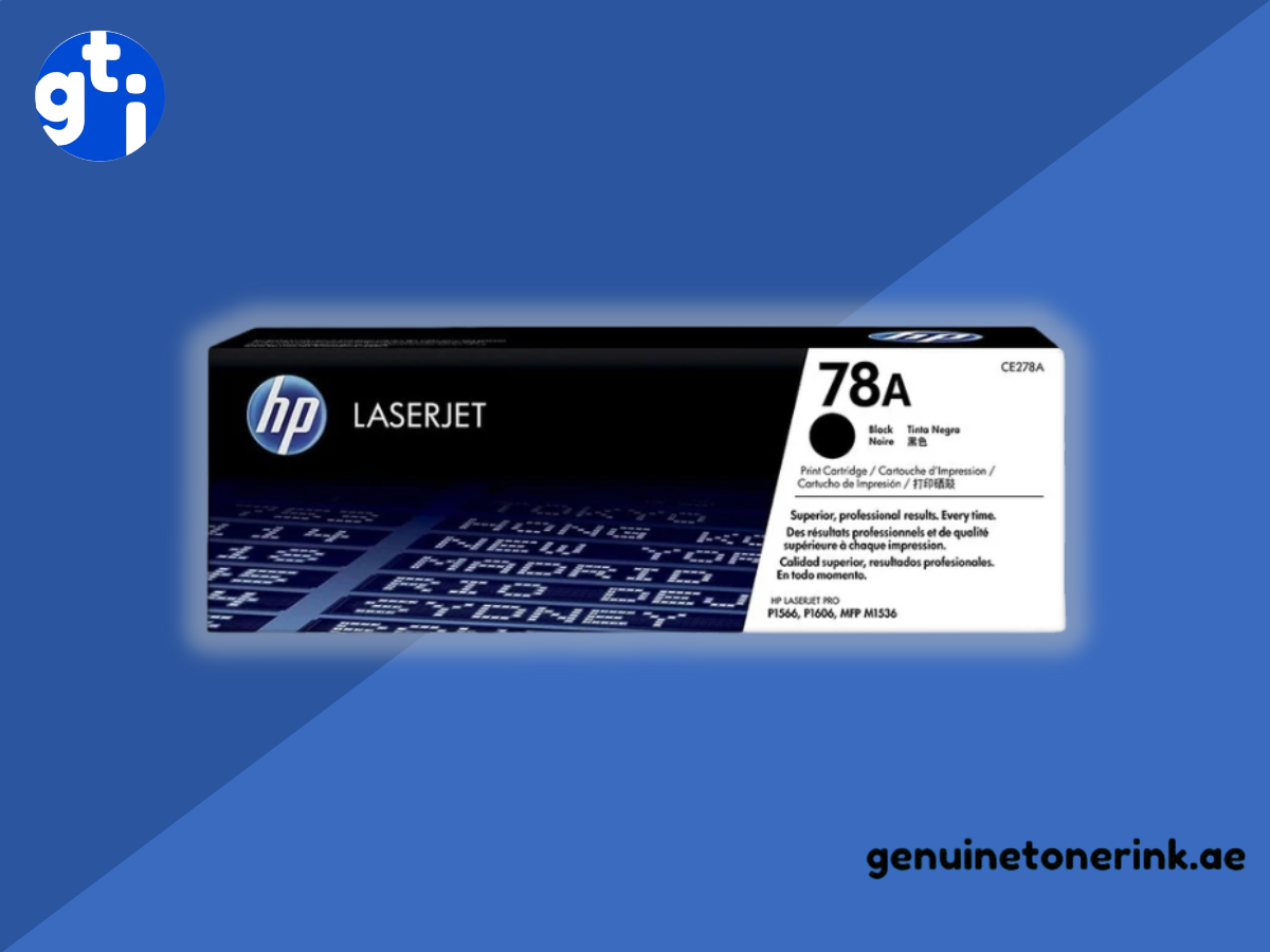 Genuine HP 78A Black CE278A toner cartridge for HP LaserJet Pro P1566, P1606, M1536 printers
