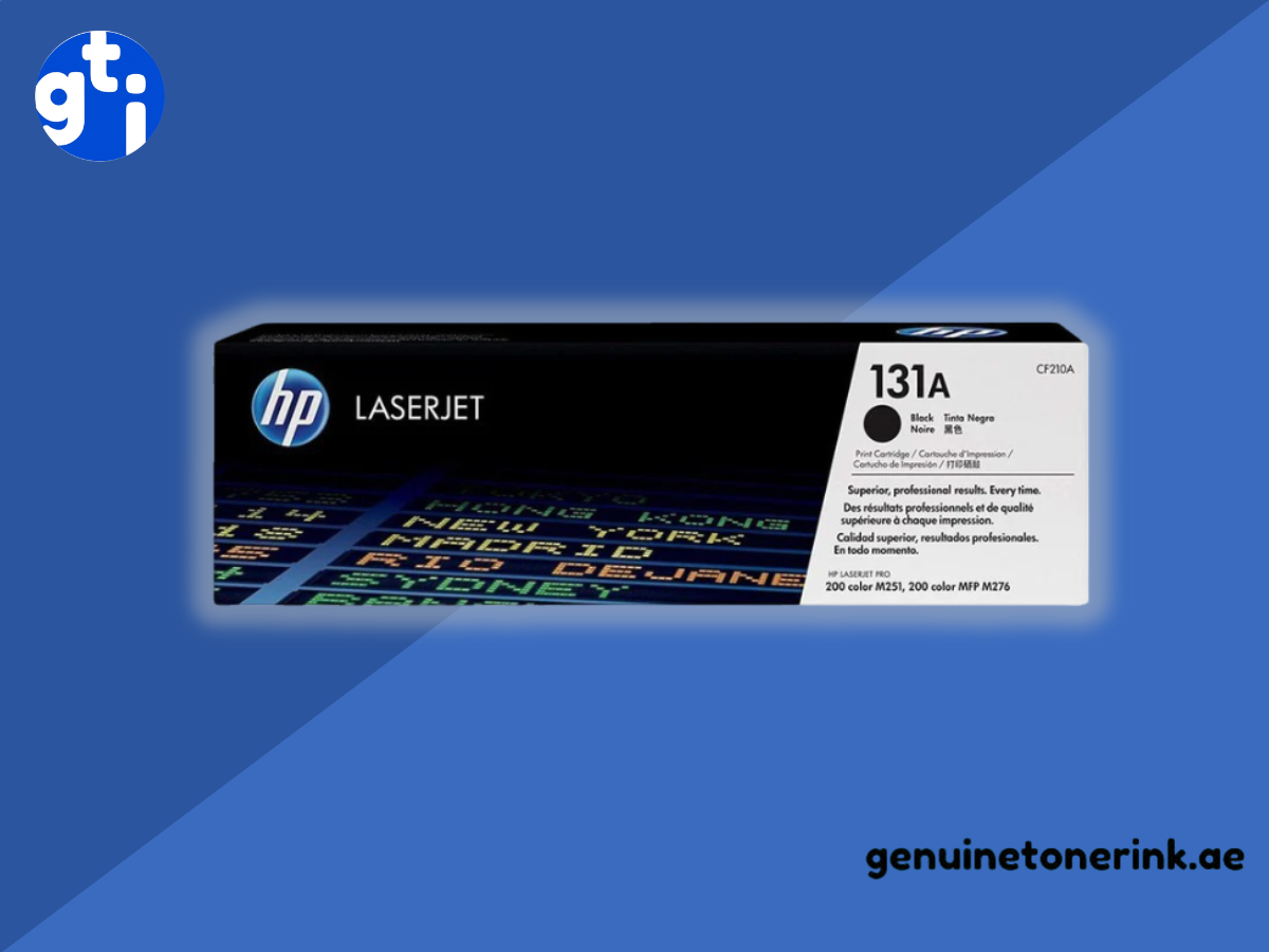 HP 131A Black Toner Cartridge CF210A - Genuine HP Toner Supplier Dubai UAE