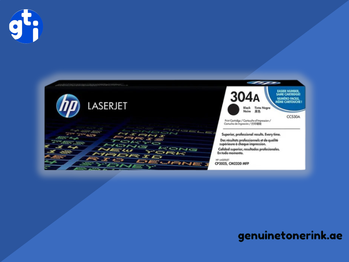 Genuine HP 304A Black CC530A toner cartridge for HP LaserJet CM2320, CP2025 printers