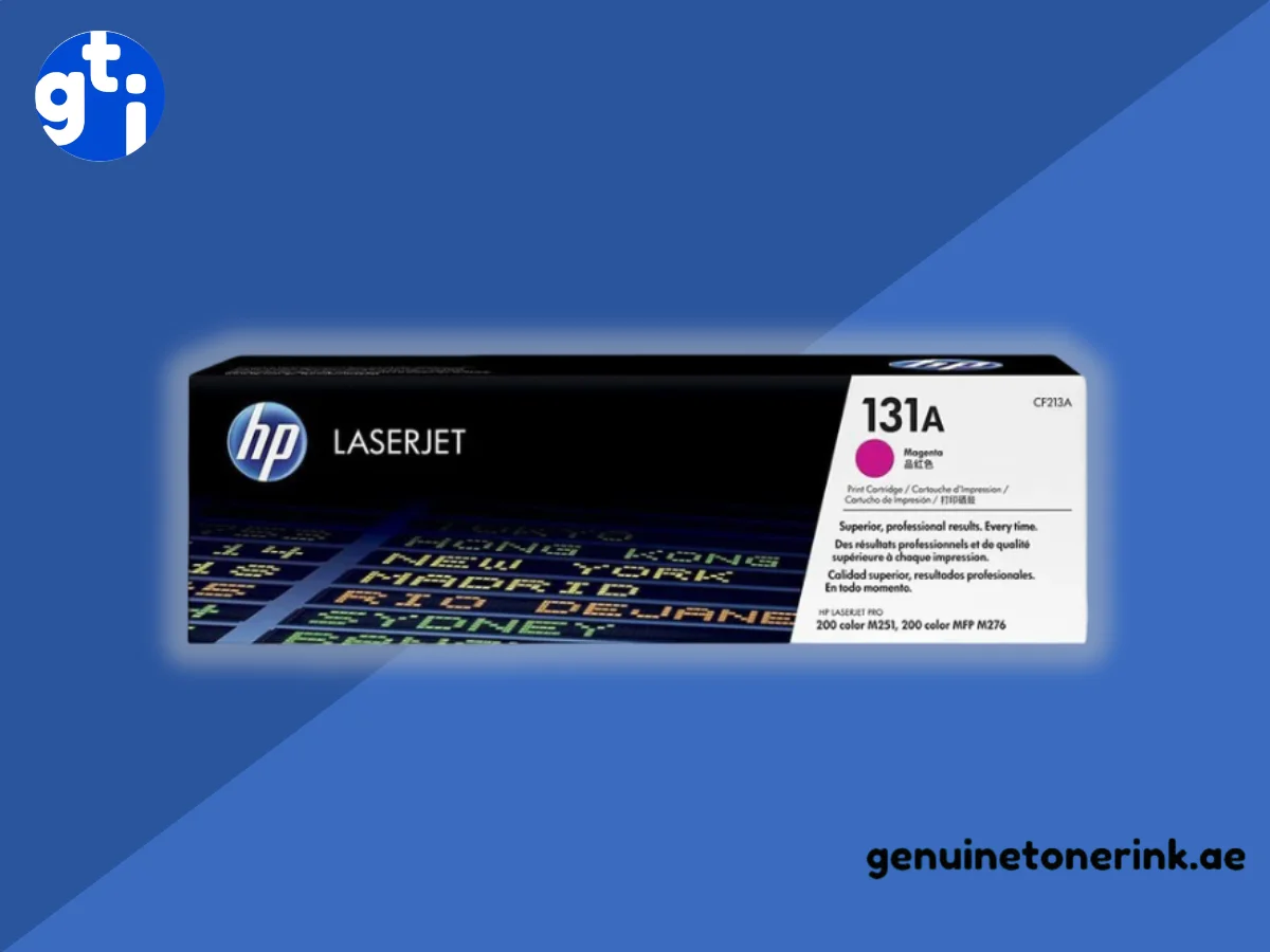 HP 131A Magenta Toner Cartridge CF213A - Genuine HP Toner Supplier & Distributor Dubai UAE